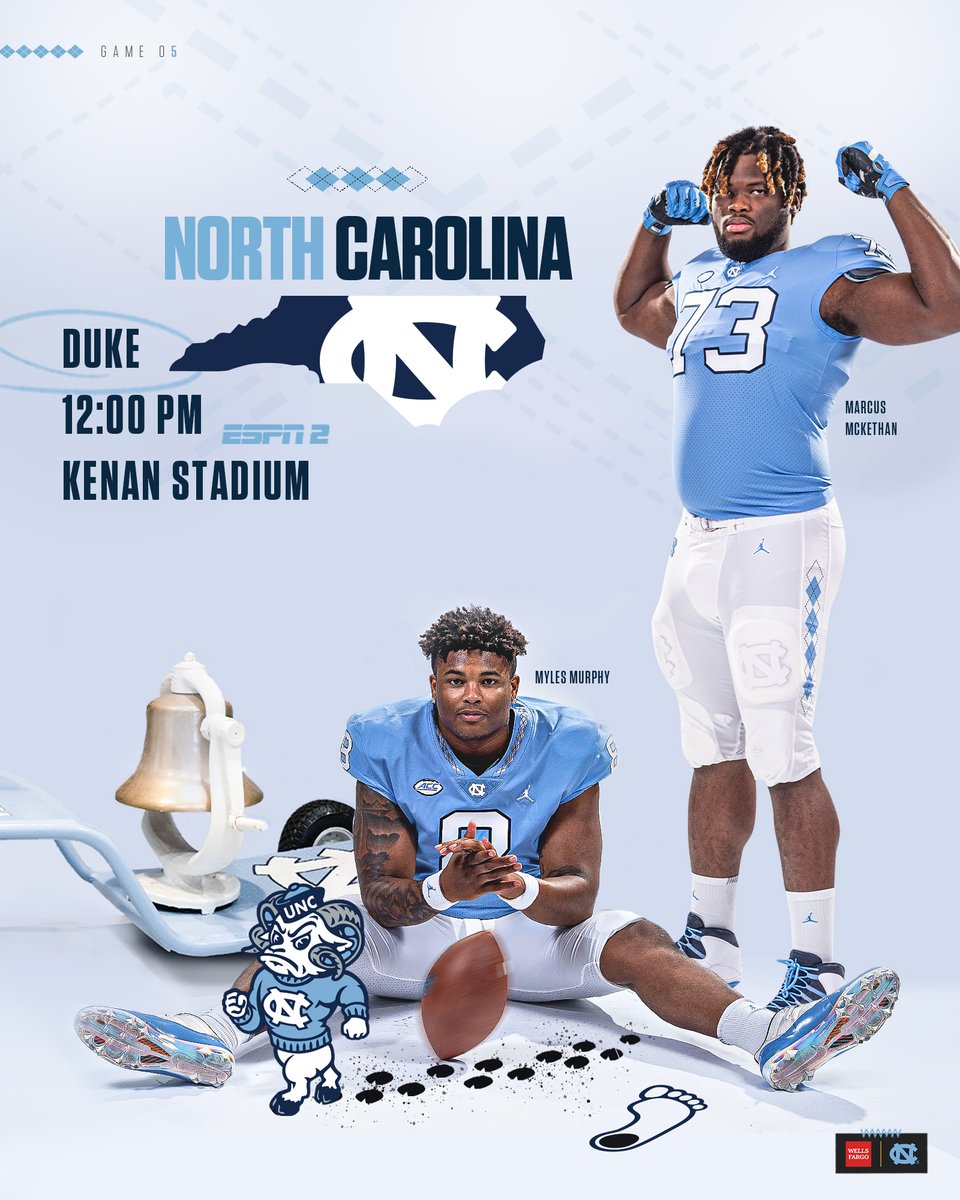 Battle for the bell 🔔

#CarolinaFootball 🏈 #BeTheOne