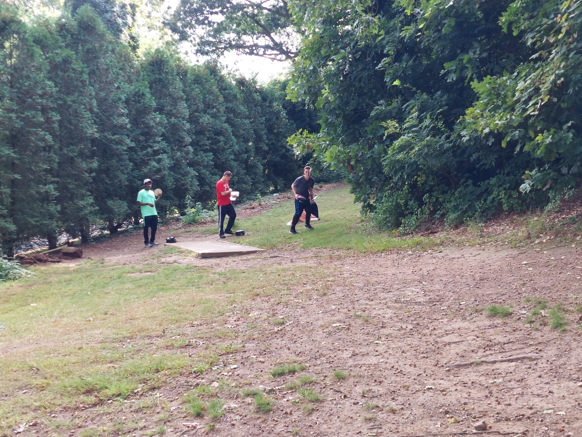 We had a fantastic young adult activity this month! Taking advantage of a local disk-golf range, the young people got to test their frisbee abilities. God blessed with a great spirit and a great devotional challenge!