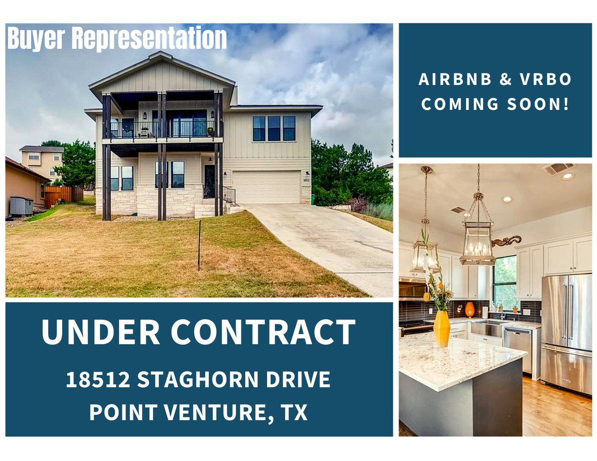 DyessProperties's tweet photo. #UnderContract in #PointVenture #TX #AirBnB #VRBO #VacationRental #SecondHome #ComingSoon #OmarDyess #DyessResidential #RealEstate #PureRealty #BuyerRepresentation #PointVentureRealtor https://t.co/E5Q8i7ABLO
