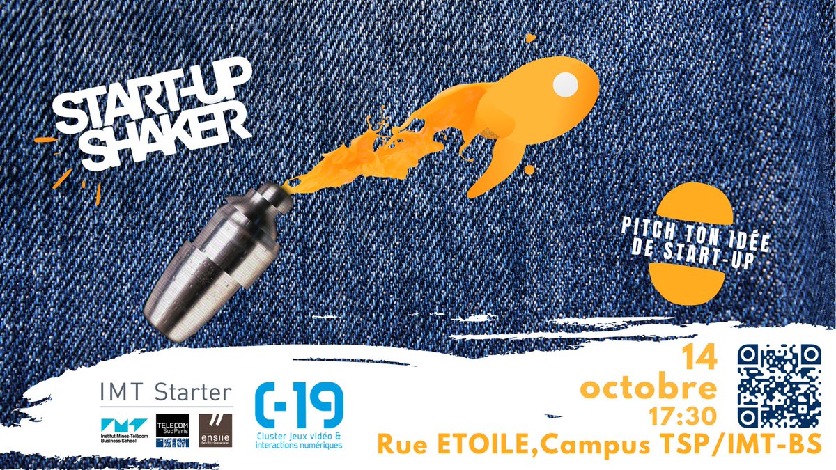 [ENTREPRENEURIAT ETUDIANT 🚀]

Vous êtes étudiant(e) à <a href="/ENSIIE/">ensIIE</a> @imt_bs ou <a href="/TelecomSudParis/">Télécom SudParis</a> ?

Participez au Startup Shaker #Pitchsession le 14 octobre 2021 à 17h30 ! L'occasion de pitcher vos idées et d'avoir des retours challengeant💡

Inscription ⤵️
eventbrite.fr/e/billets-star…