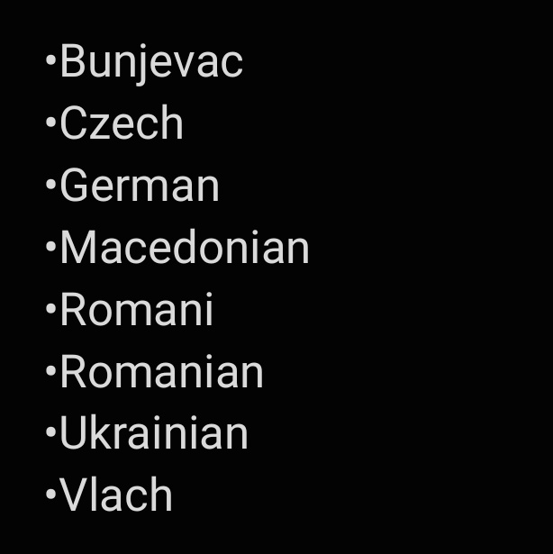 RTSESC's tweet photo. For 🇷🇸 #Beovizija2022, as with previous years, you can only apply songs in the official and/or minority languages in Serbia and its provinces, with those being:
             
Official:                Minority: https://t.co/p4ciW9k0Jt