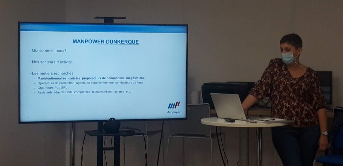 Valérie Vanacker (@vdunkerque) on Twitter photo 🎯 La semaine de la logistique a démarré ! Aujourd'hui au #PoleEmploiDunkerque
➡️ <a href="/ManpowerGroupFR/">ManpowerGroup France</a> présente les besoins en recrutements dans les domaines #transport et
#Opėrateurlogistique
#TousMobilisés 🎯 La semaine de la logistique a démarré ! Aujourd'hui au #PoleEmploiDunkerque
➡️ <a href="/ManpowerGroupFR/">ManpowerGroup France</a> présente les besoins en recrutements dans les domaines #transport et
#Opėrateurlogistique
#TousMobilisés