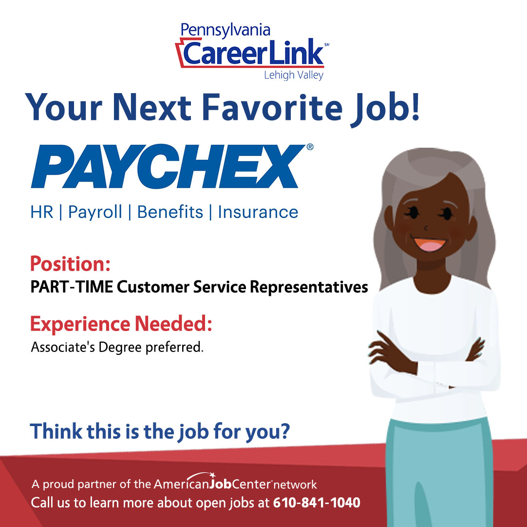 It's time for the Job of the Day! Today's featured job is with Paychex. Learn more about the position by clicking the link! ow.ly/Vqup50GhmCm #WorkforceDevelopmentMonth