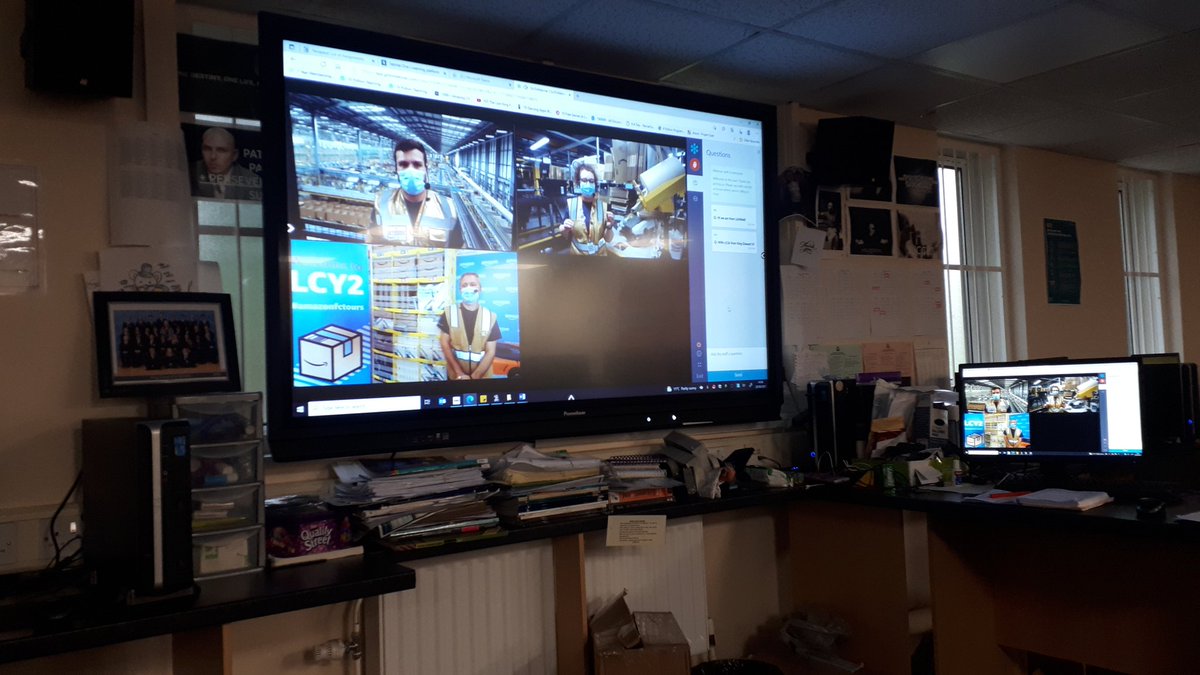 KESVi_ICT's tweet photo. Fab virtual tour of the Amazon Fulfillment Centre for y13 IT students. Thank you all! #amazonfc #camtecl3 @OCR_ICT @OCR_Vocational @amazon @AmazonUK 🖥🖱📦🚛🏠 https://t.co/9kF5uc0b8F