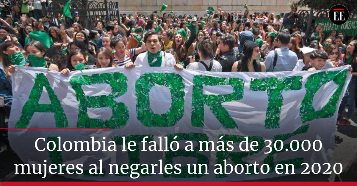 elespectador's tweet photo. #AbortoLegalYa💚 | Hoy se celebra el Día por la Despenalización del Aborto y la defensa del derecho al aborto libre. Por eso, @ProfamiliaCol lanzó un informe sobre las barreras de acceso que enfrentaron mujeres y niñas a la hora de solicitarlo en 2020. 👇

https://t.co/1ueECLf8Nh https://t.co/zGmjIwQhbj