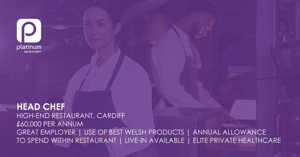 PlatinumRecHQ's tweet image. Job Title: #HeadChef
Venue: High-end restaurant
Location: Cardiff
Salary: £60,000
Stunning venue offers both British and French influenced cuisine using the best, local produce. Find out what this job entails today 👉 bit.ly/3kOBbI1 
#CardiffJobs #WalesJobs #ChefJobs