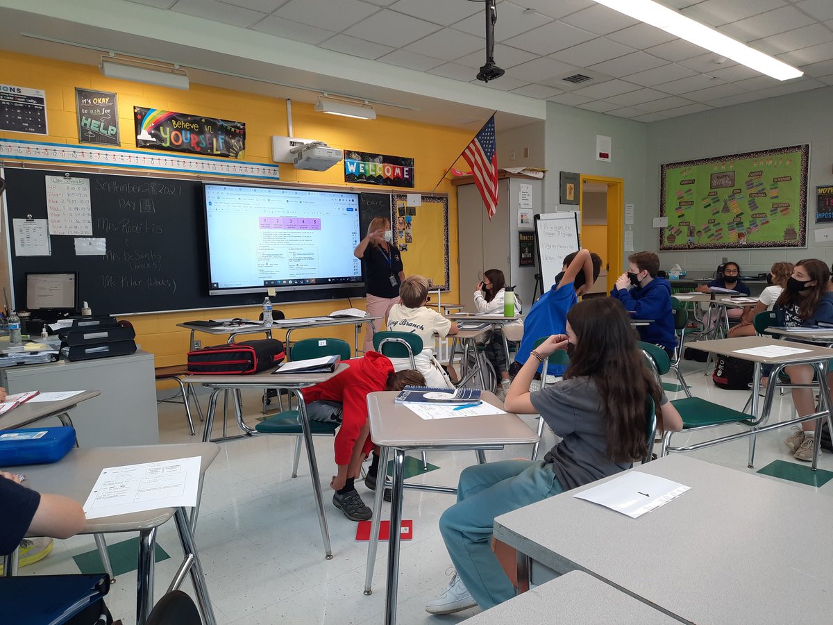 jmtishler's tweet photo. Our awesome 6th grade team @msmanzella112 @mrsroditis &amp; @desantisnMath encouraging students to self-assess and providing choice board options to review the chapter based on their rating of their own understanding @BayshoreMiddle #MTPSpride https://t.co/rQOcuWvyDp