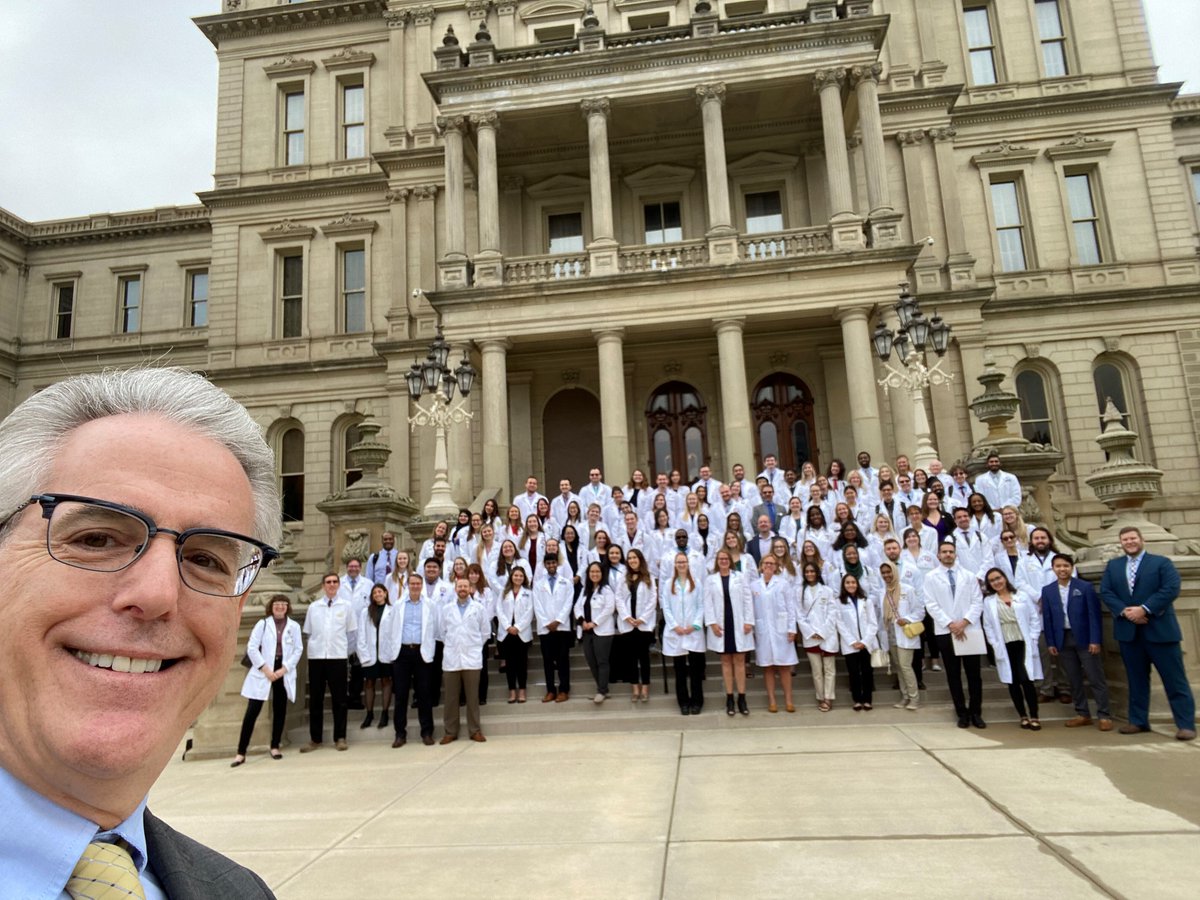 MIPharmacists's tweet photo. Where's Mark?
Excited for Pharmacy Day at the Capitol with this talented bunch of pharmacy volunteers and student pharmacists! We will spend the day meeting with Legislators to discuss PBM reform and other vital healthcare policy. #PDAC2021 #MiPharm https://t.co/2EPYiC9Ose