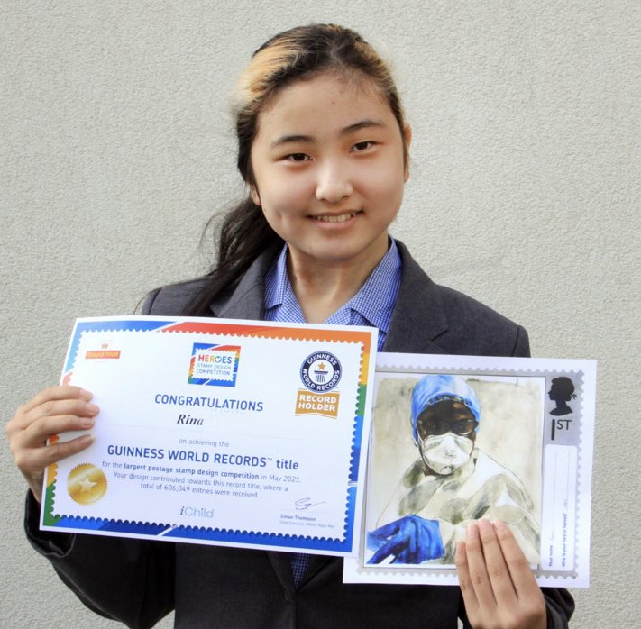 Immensely proud to announce that two of our students have been selected from over 606,000 entries to go forward to the next stage in the #HeroStamps competition. 
A panel will now decide on the final 24 and then 8 will be made into stamps! We wish them both the best of luck! #art