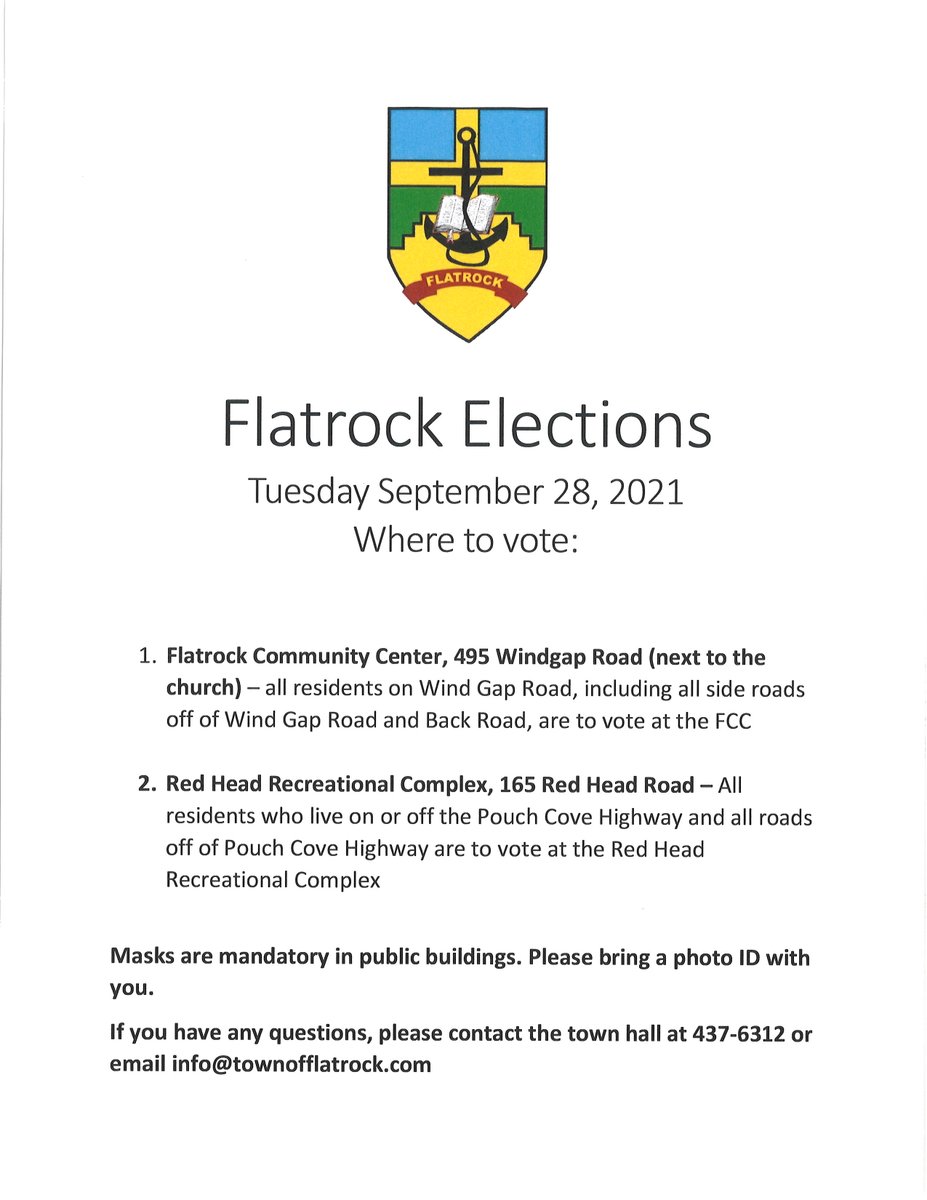 Elections on today until 8pm! Come out and Vote!