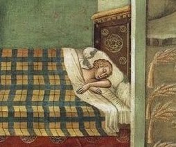 frayluis's tweet photo. El hombre está entregado
al sueño, de su suerte no cuidando,
y con paso callado
el cielo, vueltas dando,
las horas del vivir le va hurtando https://t.co/1aYH2U1j1v