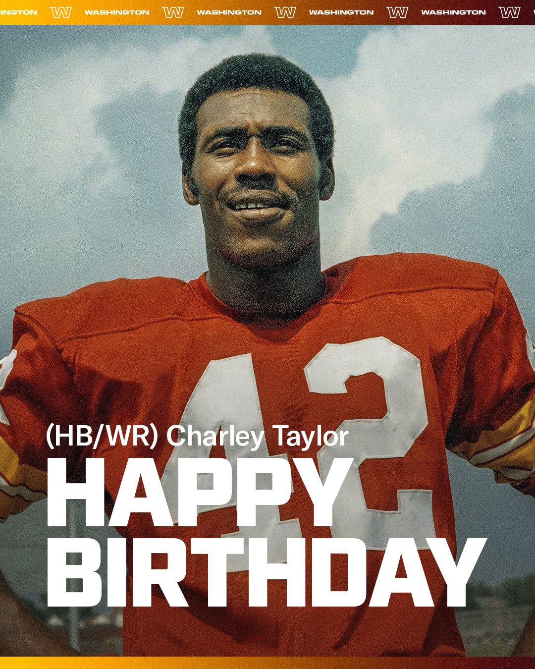 Happy birthday to member and 8x Pro Bowl selection Charley Taylor! 