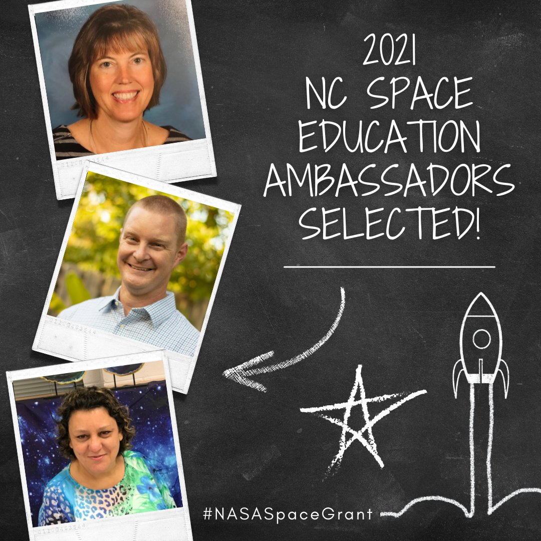 N_SGFoundation's tweet photo. Congrats to @ncspacegrant 2021 NC #Space #Education Ambassadors! 🥳

🌐: https://t.co/UCK9jAa0xp

#TeacherNetwork 👩🏾‍🏫 #ExtraordinaryEducators 💯#NASALangley 🚀 #NASASpaceGrant 🔭 #NextGenerationOfExplorers 👩🏽‍🚀

📸: #NCSGC https://t.co/Gune9obC3w