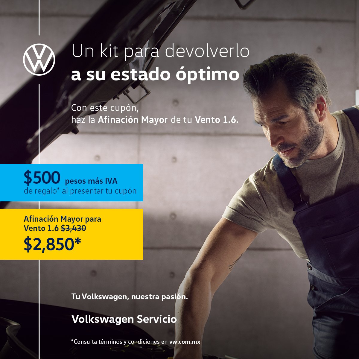 ¡Te damos $500 de regalo! 

Trae tu Volkswagen #Vento a su servicio de mantenimiento en Z Motors de México, agenda tu cita por WhatsApp 👇👇 en el siguiente link 👇👇 

📲🚗 wa.link/g6z9tu