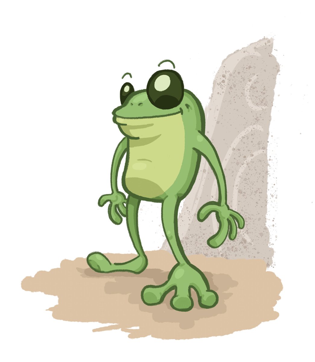 ChrisSlinger's tweet photo. It’s a ickle character sketch of an Ickle Frog.
#illustration #illustrator #adobe #adobephotoshop #characterdesign #characterillustration #characterconcept #frog #frogsketch #frogdoodle #doodle #doodleart #frogcharacter #cartoon #cartoonfrog #sketch #digitaldrawing https://t.co/ezvHMXwgXh
