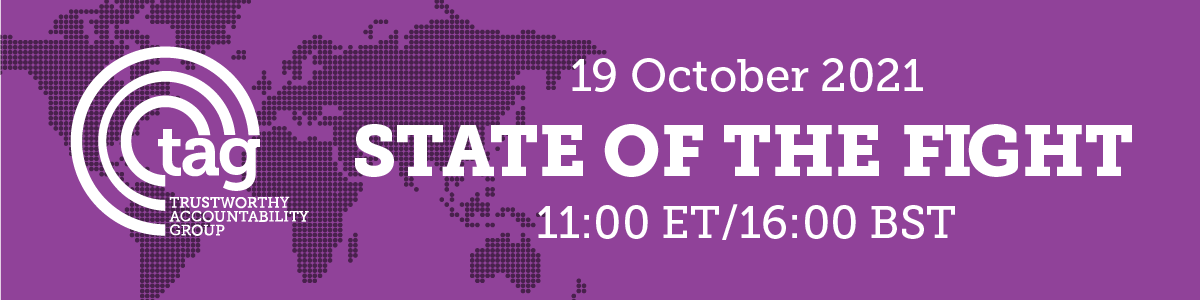 tag_today's tweet photo. Got your seat for our flagship event, #StateOfTheFight? If not, email us at info@tagtoday.net to enquire! πͺ
#Digital #Media #Advertising #Standards #Fraud #BrandSafety #Malware #ThreatSharing https://t.co/Wjx1cqvKkC