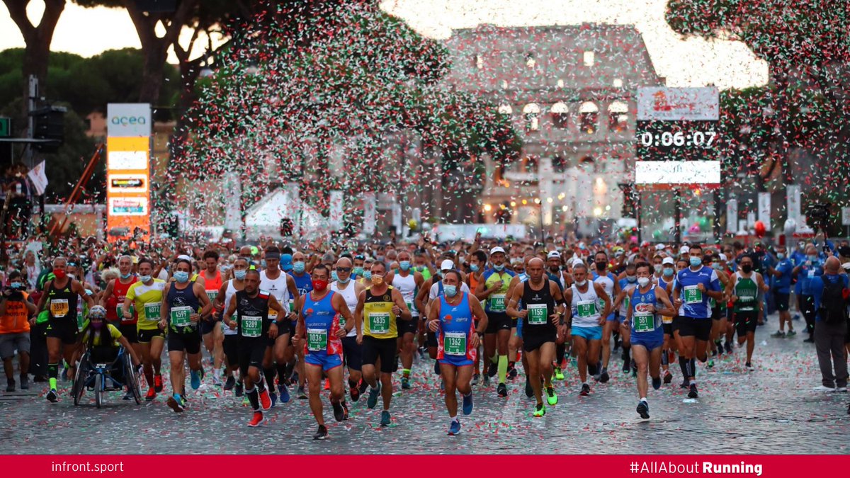 infrontsports's tweet photo. 🤩🏃More than 7,500 people incl. 2,000+ athletes from more than 60 countries participated in Infront’s first-ever hosting of the Acea Run Rome The Marathon, one of the most spectacular running events worldwide. Congrats to all the finishers! 💪 #AllAboutSports #AllAboutRunning https://t.co/vurigPrtX6