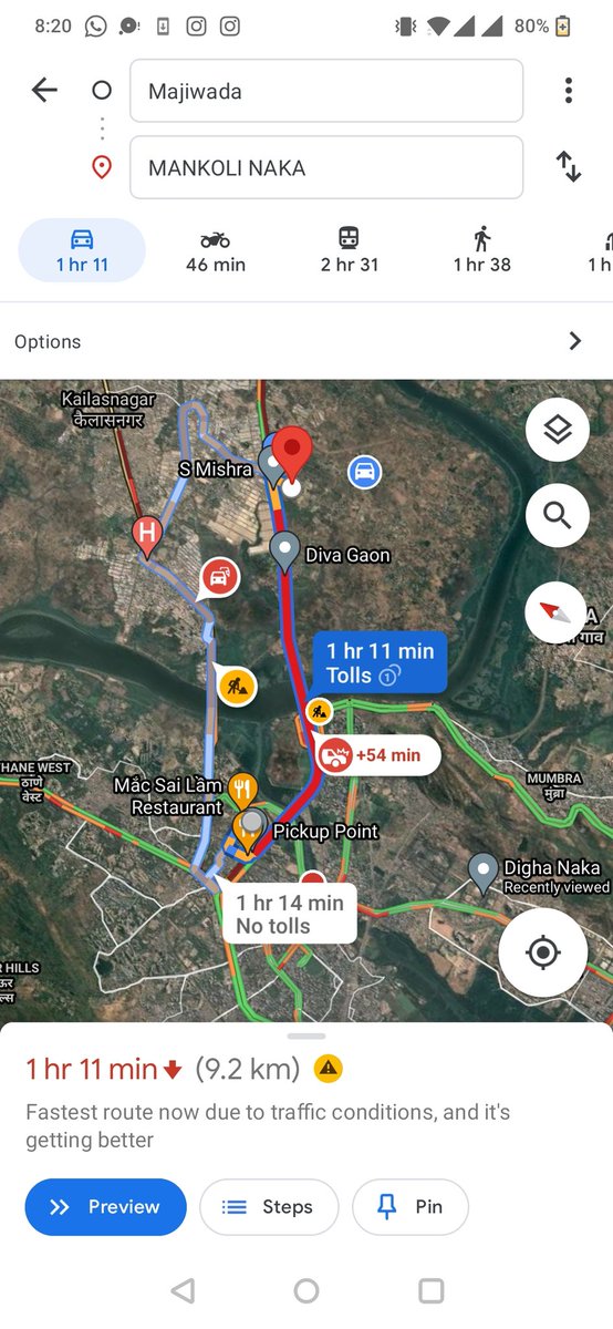 sapariya_vishal's tweet photo. @ThaneTraffic @TMCaTweetAway @ThaneCityPolice @AUThackeray @mieknathshinde @AyushmanNHA @KapilPatil_ @CMOMaharashtra 
Despite of recent gudielines on movement of heavy vehicles Today from 1 pm Heavy vehicles are running from Majiwada to Mankoli. #thanetraffic Take strict actions https://t.co/RSqH4v5NtC