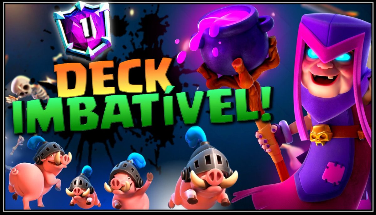 Hoje trago o melhor deck de Bruxa Mãe e Porcos do #clashroyale !!

Inspirado no push do <a href="/mortenroyale/">Morten</a> 

🔴 Link: youtu.be/Bd6vGQ2tcR0