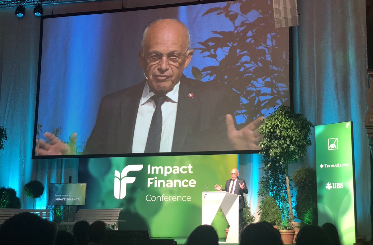 Keynote BR Ueli Maurer #Sustainability in the financial sector presents a considerable #opportunity. The government primarily acts as mediator and facilitator in this context, cultivating an intensive dialogue and supporting the creation of an optimal regulatory framework. #IFF21