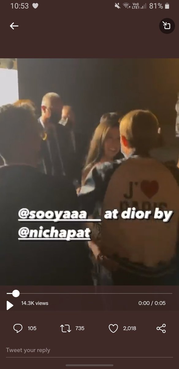 MISSDIORJISOO's tweet photo. Jisoo just out here being taken care of by the PR manager, hanging out with the creative director, sitting beside the Dior Ceo, and being welcomed to the family by the Heir of the LVMH empire. She really is that important to them icb https://t.co/k9lIVhfFlu