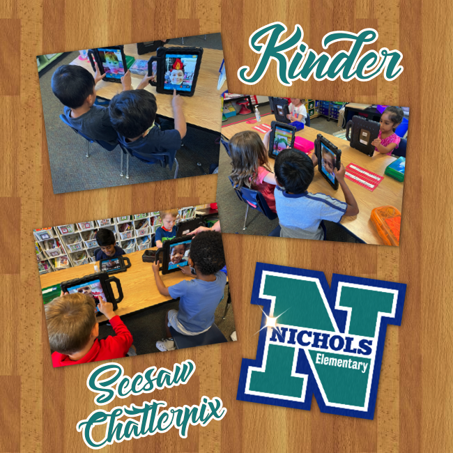 Nichols kinder Ss learn how to be iPad User Rock Stars!  <a href="/nicholsfrisco/">Nichols Elementary</a>