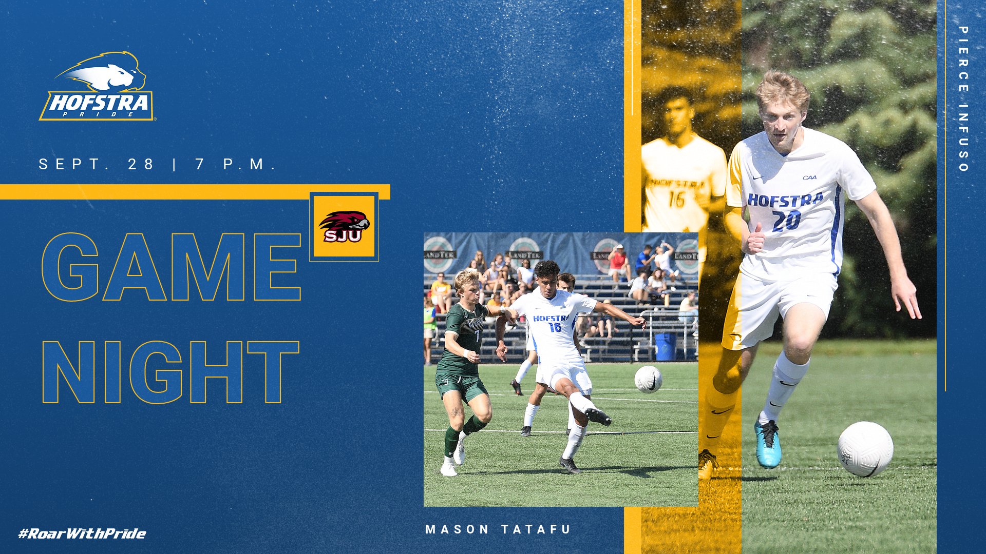 Hofstra Men's Soccer on Twitter "𝔾𝕒𝕞𝕖 ℕ𝕚𝕘𝕙𝕥 Hofstra takes on Saint
