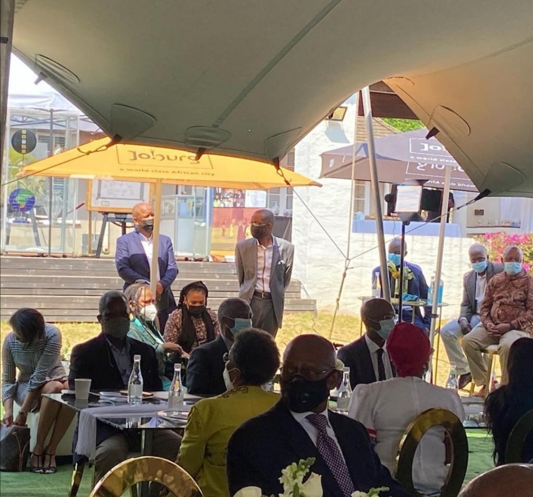 jhbombudsman's tweet photo. Today the Joburg Ombudsman, Adv S’du Gumede had the pleasure of attending the Collaboration Announcement Event between the @CityofJoburgZA and the @TMFoundation_ in celebration of the development of the #ThaboMbekiPresidentialLibrary #MbekiLibrary https://t.co/YKvd5ee82y