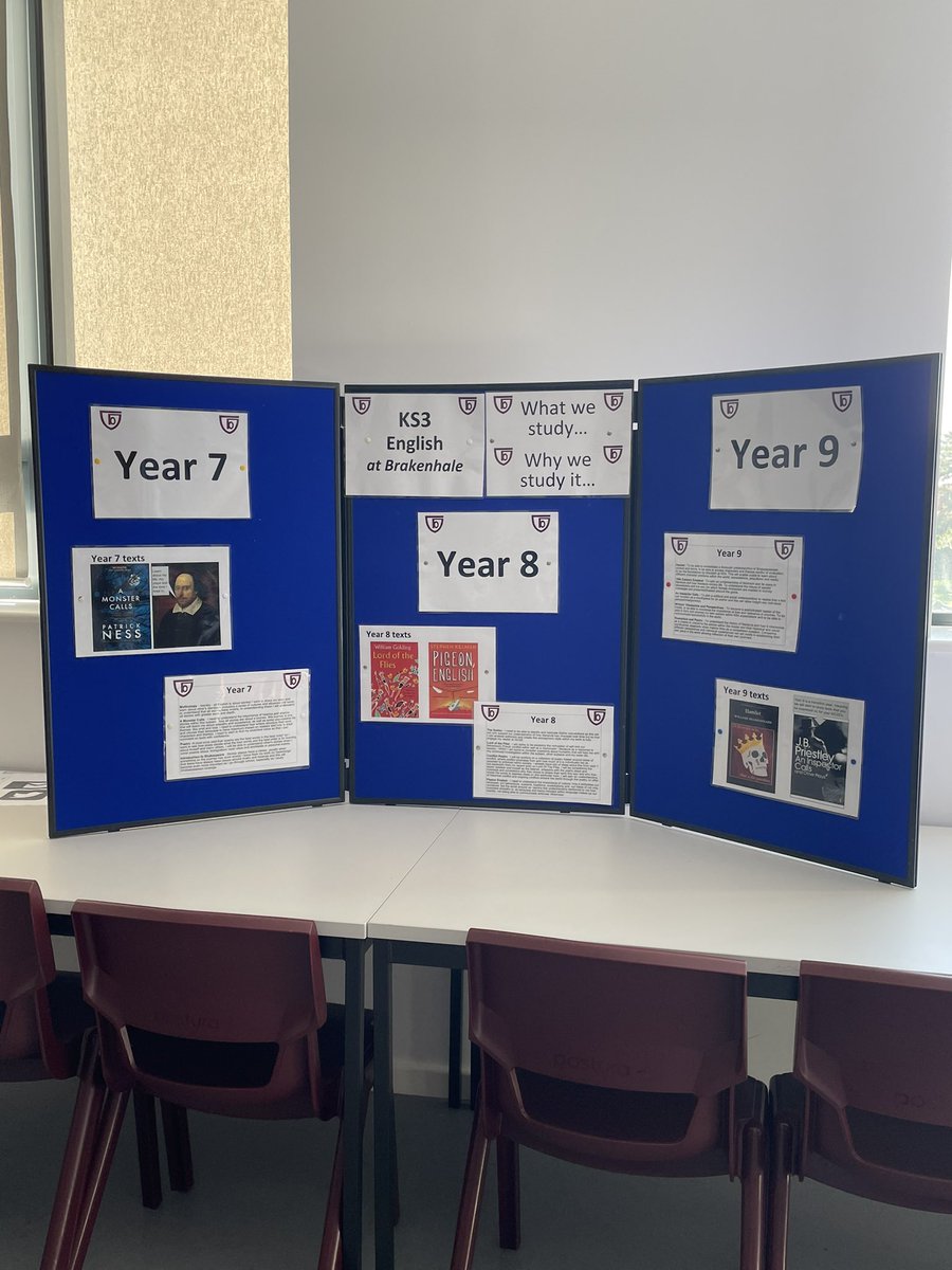 Brak_English's tweet photo. Just a few snaps from our open evening! We had a great time meeting prospective pupils! Some examples of the fab pieces of writing from the evening coming soon! #teachertwitter #english https://t.co/MqUfDoOKtH