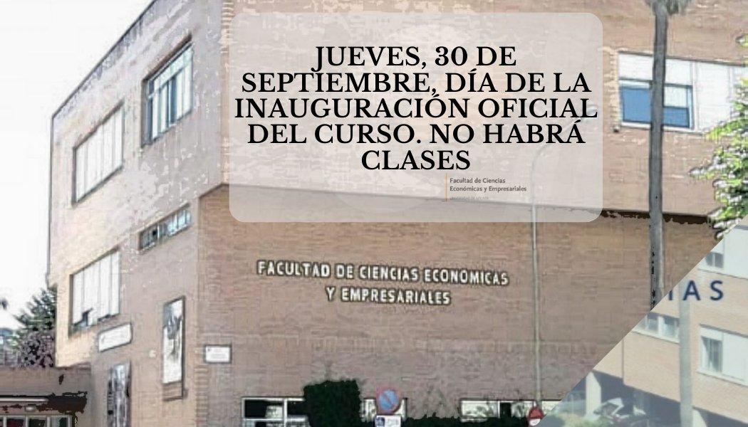 El próximo jueves, 30 de septiembre, está establecido como NO LECTIVO en la UMA, con lo cuál, no habrá clases.
<a href="/SICAU_UMA/">SICAU UMA</a>