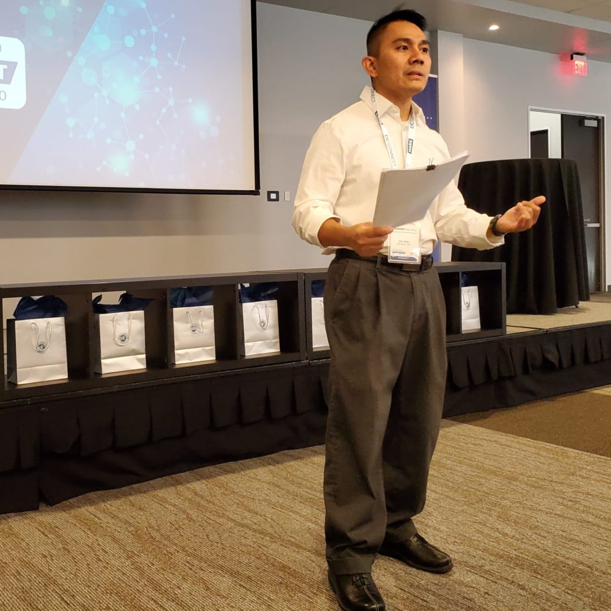 TheEICEnergy's tweet photo. We just kick-started our highly expected #EICConnect Energy USA 2.0, with a terrific VIP breakfast. 

We had introductions made by our Regional Director, and Merrimac's Managing Director, followed by  DrilQuip's Director of Global Supply Chain, and a round table discussion. https://t.co/GNjt3OEW9K