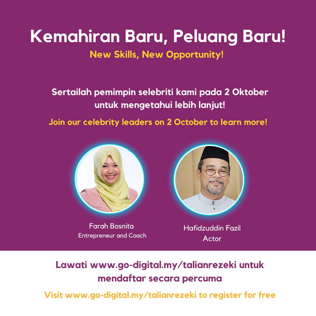 farahSham92's tweet photo. Did you know during the pandemic, entrepreneurs around the world have found new opportunities to redefine success through digital literacy and digitization? Even at the comfort of their home.
#Entrepreneurship #godigitalasean #usahawan #msme #Malaysia #KitaJagaKita https://t.co/acdJT1fCyw