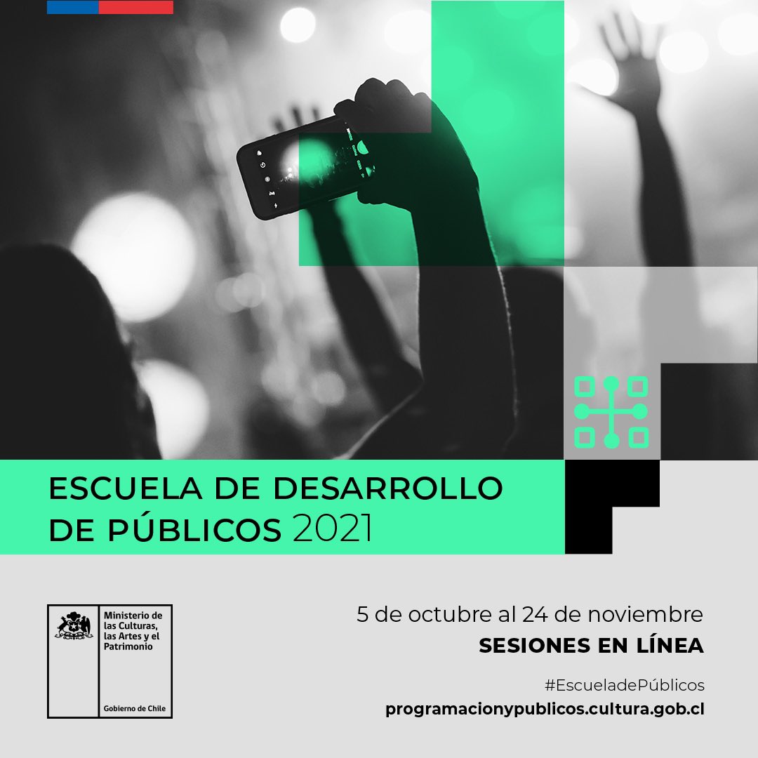 Ibacache's tweet photo. “Los públicos no nacen; se hacen” (Néstor García Canclini)
Escuela de Desarrollo de #Públicos
Desde la próxima semana. Inscripciones👇🏽
https://t.co/RUsXFLLaZC https://t.co/kLyoSw43AJ