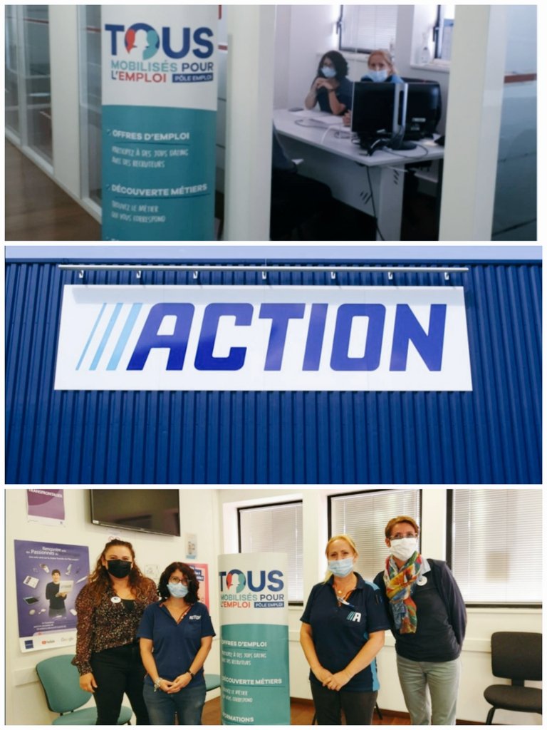 LopezSabrina68's tweet photo. #recrutement réussi par l'agence  #poleemploiGE Saint Louis en collaboration avec les magasins @ActionFR Sierentz et Saint Louis :  7 personnes recrutées en CDI dont 2 CIE👍 #tousmobilises #unjeuneunesolution #equipeemploi https://t.co/BRMz4dSVZ7