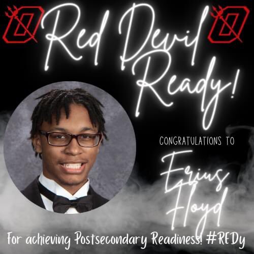 DigitalDevil1's tweet photo. Congratulations to these OHS Seniors who are #RedDevilREDy
These students have met the requirements for postsecondary readiness! #FILD https://t.co/kduORhB6xa