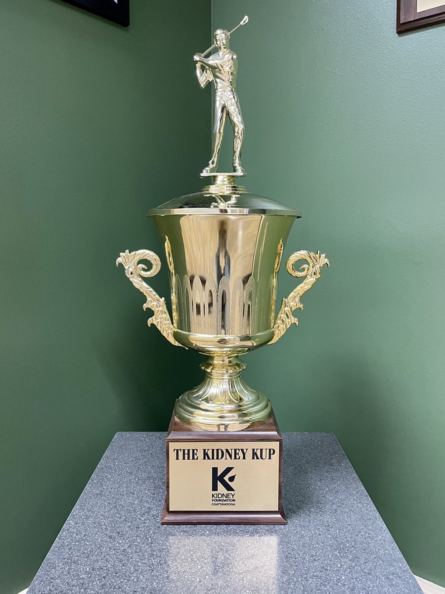 TrancoLogistics's tweet photo. Our Kidney Kup trophy has arrived &amp; is on full display! 🏆

Thanks again, to The Kidney Foundation of the Greater Chattanooga Area for throwing an amazing tournament!
#proud #charityfundraiser #kidneyFoundation https://t.co/iGBSIgsYT3
