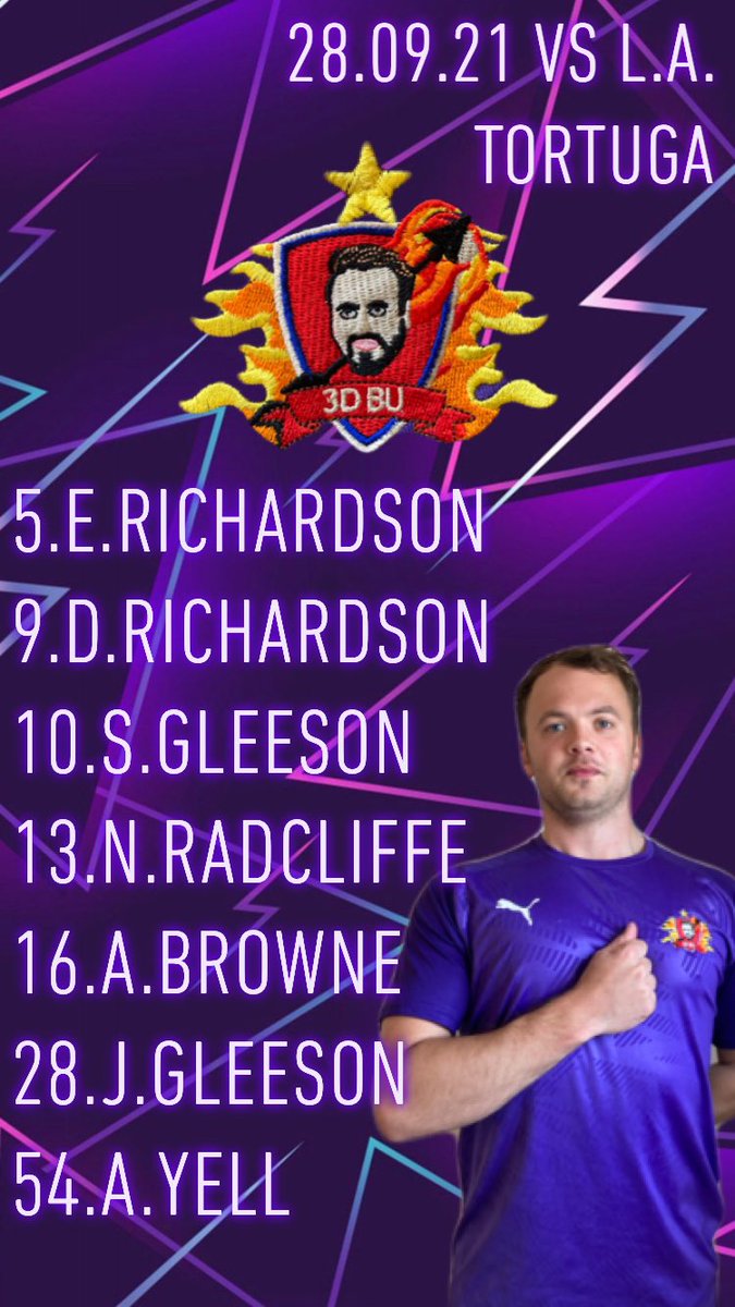 Totally3DBu's tweet photo. After a mixed start to the season, the Burnley boys play their first game against fellow mid-tablers L.A. Tortuga. Here’s your Tuesday night Third Degree Burnley lineup. #3DBU #praisedefault #TDBLAT @goals_leeds https://t.co/CRmDJOTjat