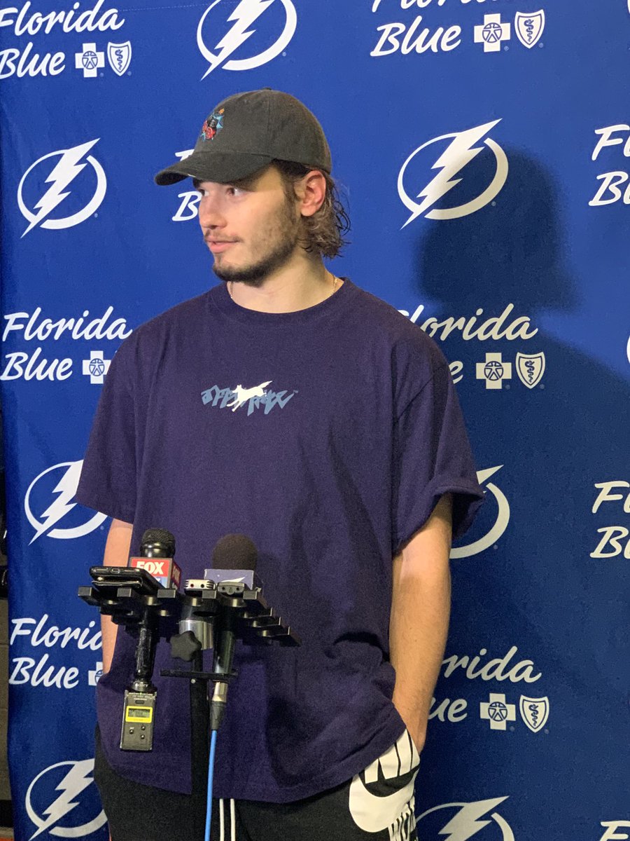 Mikhail Sergachev was told the Lightning won the first of their back-to-back Stanley Cups on this day a year ago.

“It’s the 28th already? We can’t go out. We’ve got to play a game tonight.” #GoBolts