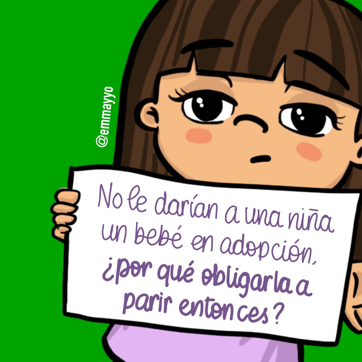 emmayyoperu's tweet photo. #AbortoLegalPerú #28s #niñasnomadres TODAS LAS NIÑAS QUE SON OBLIGADAS A PARIR HAN SIDO VICTIMAS DE VIOLACION. Por qué seguir victimizándolas? https://t.co/mfLwLiwtiL