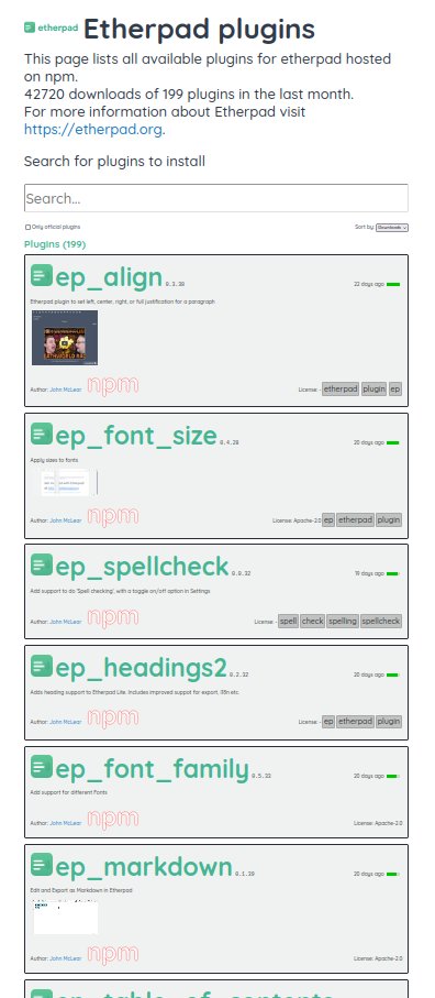 Etherpad Foundation tweet media