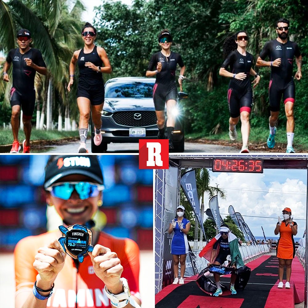 running_record's tweet photo. ¡ENORME LOGRO! 🌟

La mexicana Cecilia Pérez conquistó el Ironman 70.3 de Cozumel con tiempo de 4:24:46 en el reloj. 

¡El Himno Nacional retumbó en la isla! 🇲🇽

Detalles➡️ https://t.co/liXJQ7jlfu https://t.co/mS0018Eh71