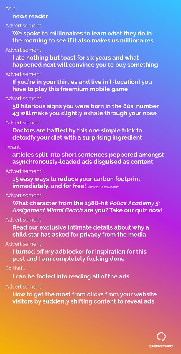 Shit User Story tweet media