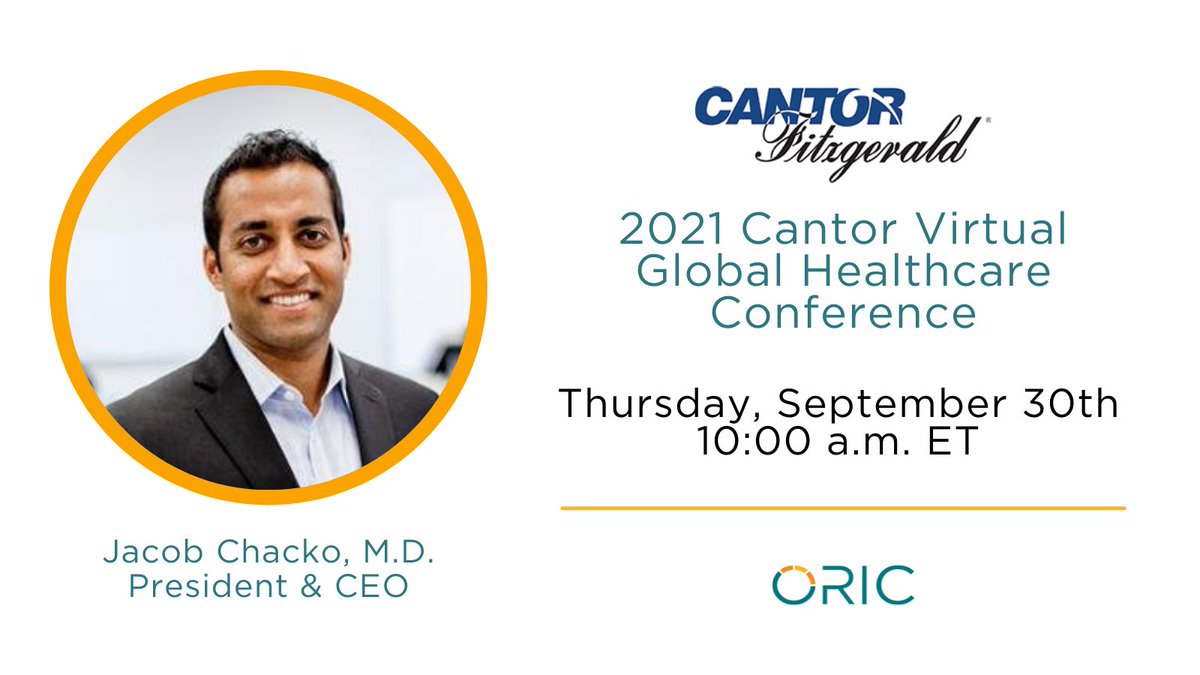 ORIC Pharmaceuticals tweet media