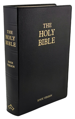 BaroniusPress's tweet photo. The Knox Bible is now available in black flexible leather cover. To purchase, please visit our website: 
https://t.co/tNJhlaPrqq https://t.co/WkEeFAs8ZJ