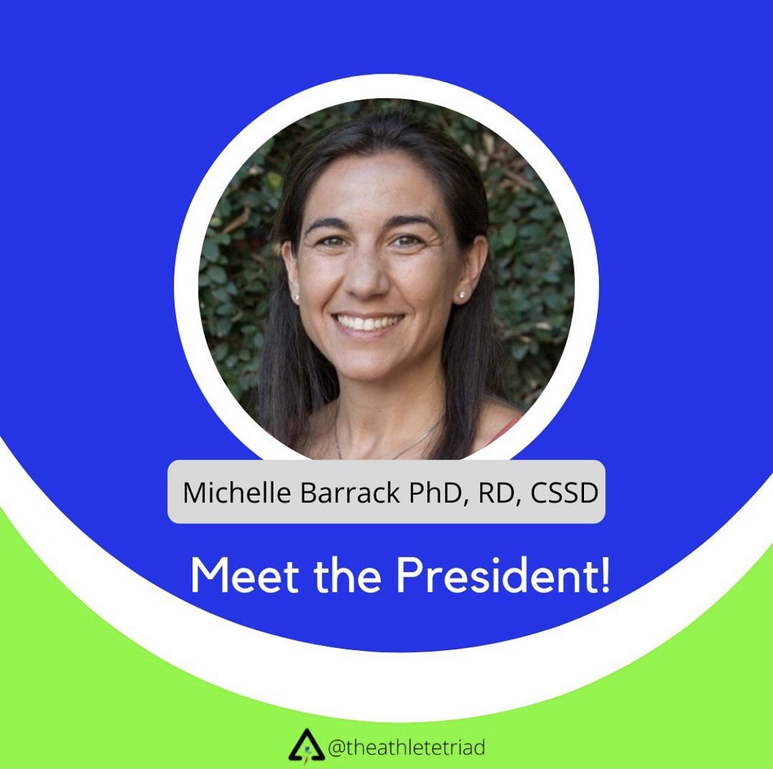 TheAthleteTriad's tweet photo. 🎉 Announcement! We are excited to introduce the Female and Male Athlete Triad Coalition’s new president, Dr. Michelle Barrack @MBarrackRD Associate Professor of Nutrition and Dietetics at California State University Long Beach. https://t.co/6oU8SJNiR4