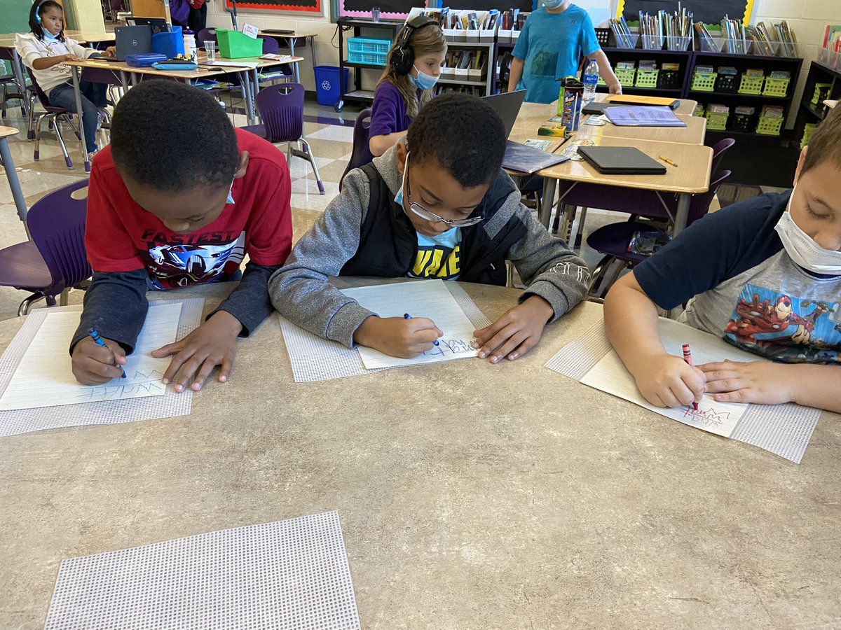 We were HYPED to break out the tactile boards today to review some tricky sight words!

They asked if I could make a pillow out of that texture for them. I assured them that those work much better for sight words than our sleeping heads…

#MiddieRising #MayfieldSTRONG