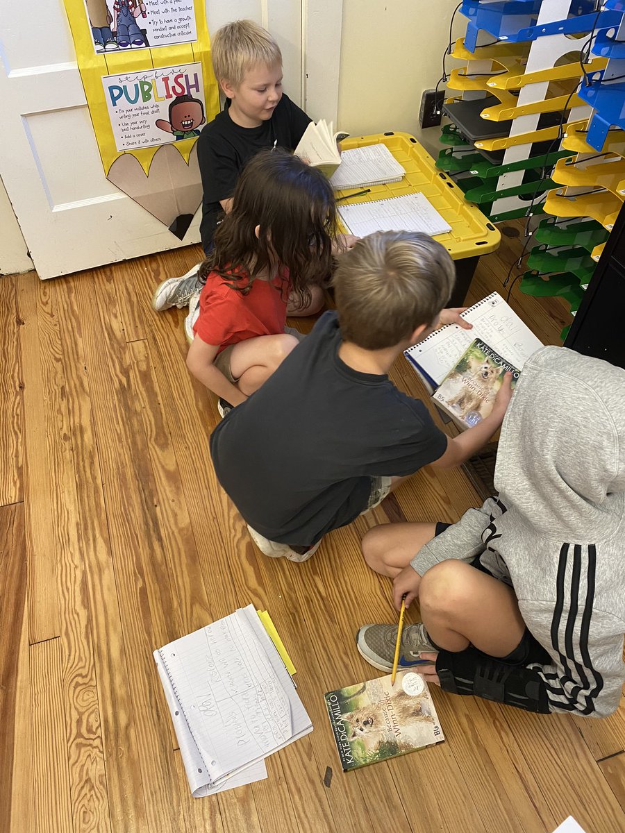 MissBinksClass's tweet photo. Ss are working on getting to know our character more deeply by discussing how she responds to problems she has faced in her life! #BecauseOfWinnDixie @EESPrincipal https://t.co/leo81veFAQ