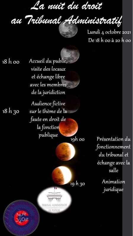 AssoPPP_'s tweet photo. Le PPP s’associe au Tribunal Administratif de Poitiers pour vous convier à la nuit du droit le 4 octobre au sein de ses locaux (15 rue de Blossac) de 18h à 20h 👩‍⚖️⚖️ https://t.co/msad5YxGHm