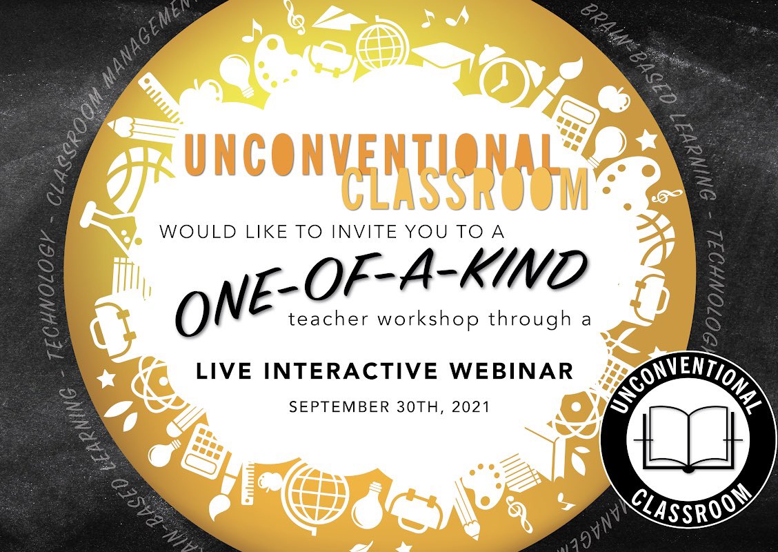 UCconferences's tweet photo. We are ready to kick off the fall schedule w/ a live interactive webinar this Thursday evening! If you would like to sign up for the event, click our link in our bio! This webinar focuses on classroom management, brain-based learning, &amp; other popular teacher topics! #teacherpd https://t.co/YNIpCrAmZX