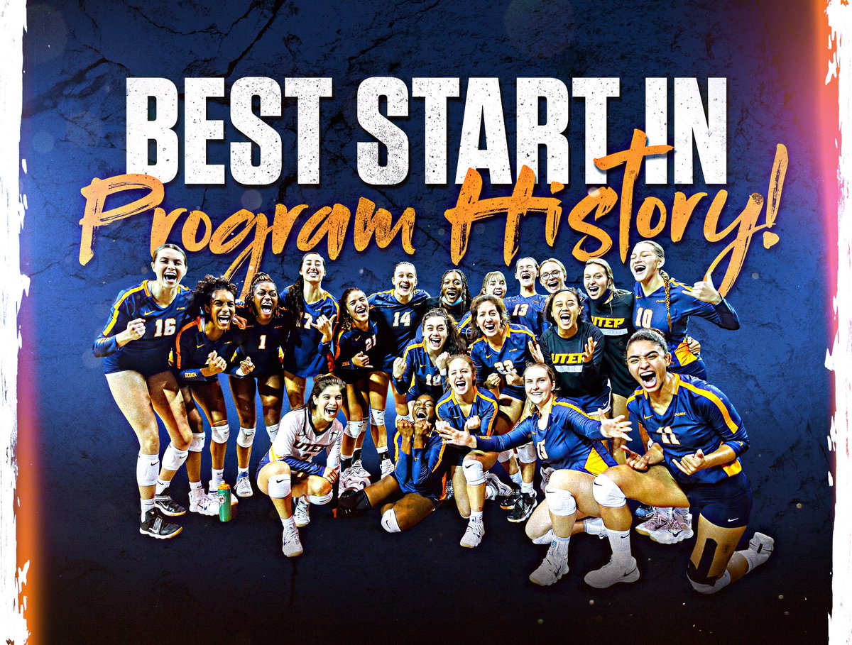 UTEPVB's tweet photo. 𝐁𝐄𝐒𝐓 𝐒𝐓𝐀𝐑𝐓 𝐈𝐍 𝐏𝐑𝐎𝐆𝐑𝐀𝐌 𝐇𝐈𝐒𝐓𝐎𝐑𝐘

🔶 1st win over Big 10 foe in school history
🔶 1st home win vs Power 5 school since '95
🔶 1st sweep over Power 5 school since '85
🔶 1st time with two Power 5 wins on the same day

𝘼𝙣𝙙 𝙬𝙚’𝙧𝙚 𝙣𝙤𝙩 𝙙𝙤𝙣𝙚 𝙮𝙚𝙩! https://t.co/a225LzylOY